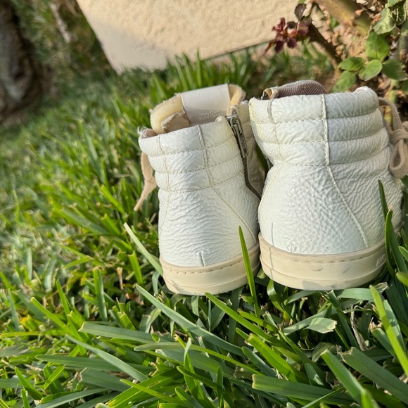 P448 high top white patent leather sneakers Medusa color size 35 US 5 - Picture 13 of 16